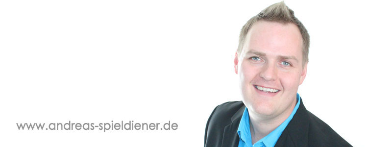 Headerbild mit Portraitbild von Andreas Spieldiener
